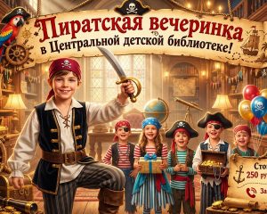 МБУК УЦБС | 🏴☠ День именинника в настоящем морском приключении!