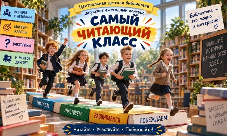 МБУК УЦБС | 📚 Внимание, школьники и учителя! Центральная детская библиотека запускает ежегодный конкурс "Самый читающий класс"! 🎉